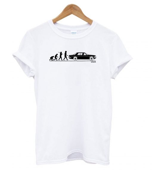 Classic W123 Coupe Evolution Car Auto T Shirt KM