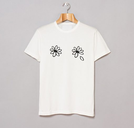 Daisy Petal Boobs T Shirt KM