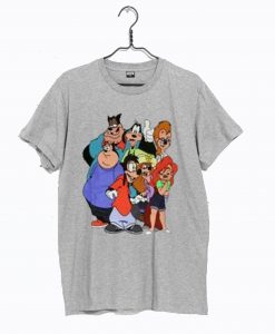 Details about Disney A Goofy Movie 90's Retro Gray T-Shirt KM