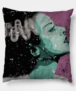 GOLDEN AGE HORROR (Bride of Frankenstein) Pillow KM