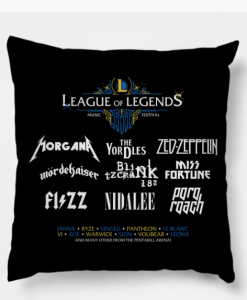 League of Legends Music Festival Pillow KM