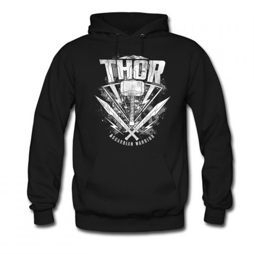 Marvel Thor Ragnarok Hammer Logo Hoodie KM