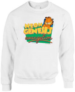 Neon Genesis Evangelion Garfield Parody Sweatshirt KM