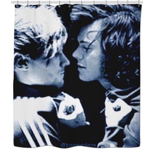 OMGGGG Larry Shower Curtain KM