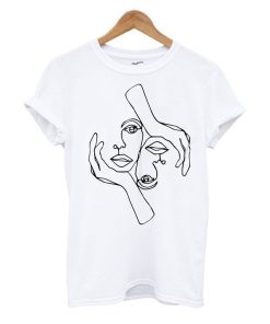 One Line Drawing T Shirt KM