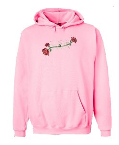 Power Of Rose Embroidered Hoodie KM