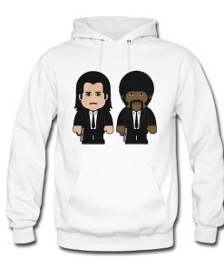 Pulp Fiction Vincent Vega Jules Winnfield Cartoon Hoodie KM