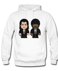 Pulp Fiction Vincent Vega Jules Winnfield Cartoon Hoodie KM