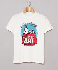 Relaxation Is An Art Snoopy T Shirt KM