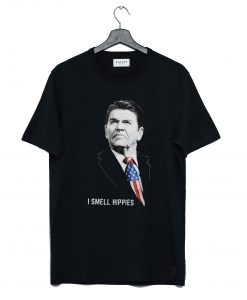 Ronald Reagan I Smell Hippies T-Shirt KM