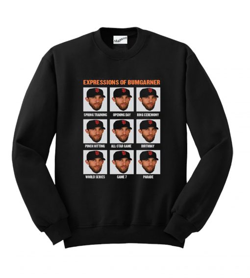 San Francisco Giants SGA Expressions Of Madison Bumgarner Mad Bum Sweatshirt KM