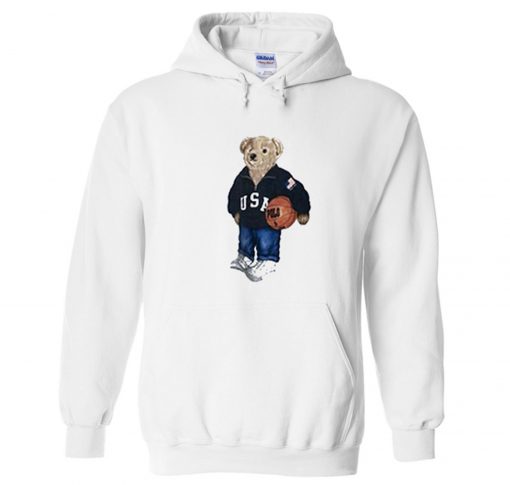 USA Bear Hoodie KM