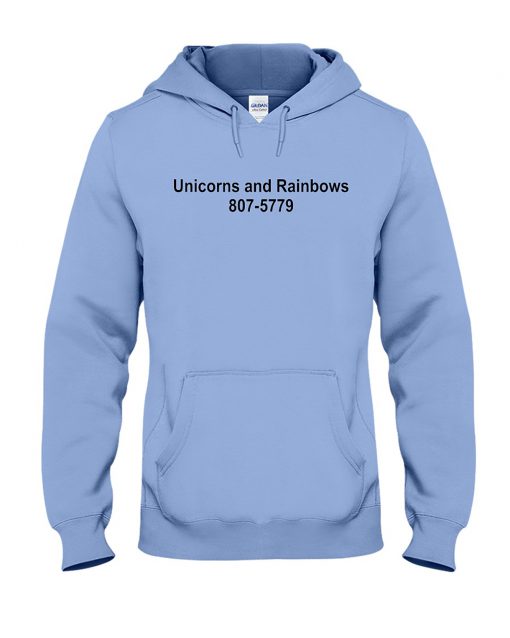 Unicorns and Rainbows 807-5779 Hoodie KM