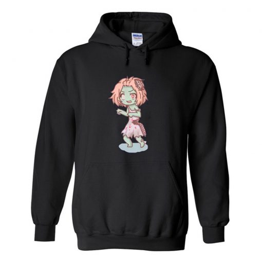 Zombie girl anime Hoodie KM