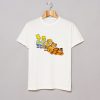 Bart Simpson And Garfield T-Shirt KM