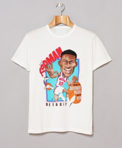 Detroit Bad Boys Dennis Rodman T-Shirt KM