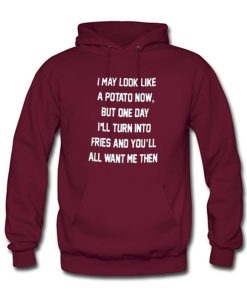 I May Look Like A Potato Now Quote Hoodie KM