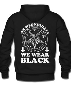 On Wednesdays We Wear Black Hoodie KM