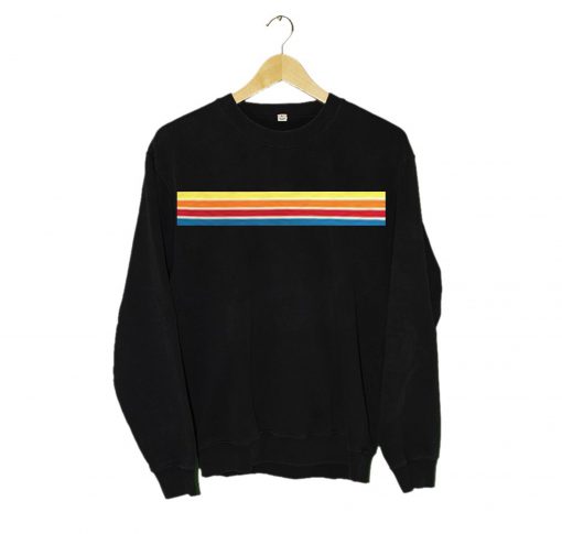 Rainbow Black Sweatshirt KM