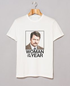 Ron Swanson Woman of the Year Parks and Recreation T-Shirt KM