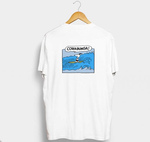 Snoopy Lets Surf Cowabunga T Shirt KM