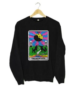 The Moon Life Tarot by Oliver Hibert Sweatshirt KM