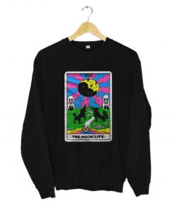 The Moon Life Tarot by Oliver Hibert Sweatshirt KM