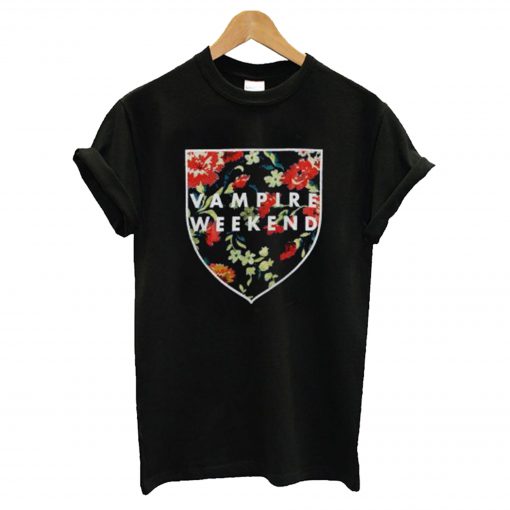 Vampire Weekend Shield Roses T-Shirt KM