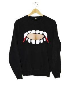 Vampire teeth keyhole Sweatshirt KM