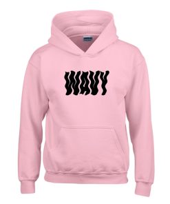 Wavy pink Hoodie KM