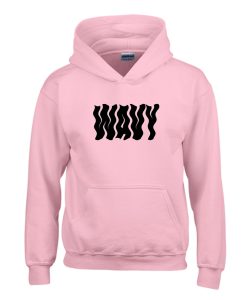 Wavy pink Hoodie KM