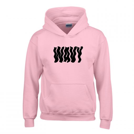 Wavy pink Hoodie KM