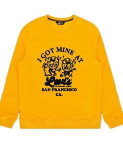 i got mine at levi’s san francisco CA Sweatshirt KM