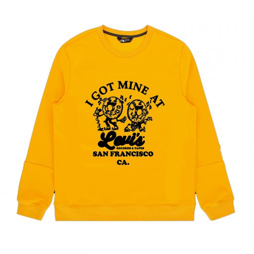 i got mine at levi’s san francisco CA Sweatshirt KM