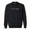 i’m not a rapper Sweatshirt KM