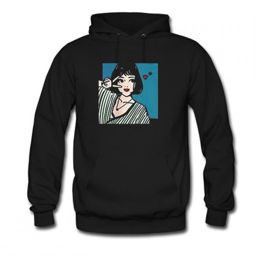 Peace Anime Girl Hoodie KM