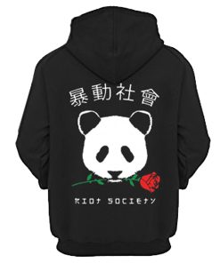 Riot Society Panda Hoodie Back KM