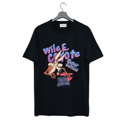 Wile E. Coyote Super Genius Looney Tunes 1993 T Shirt KM