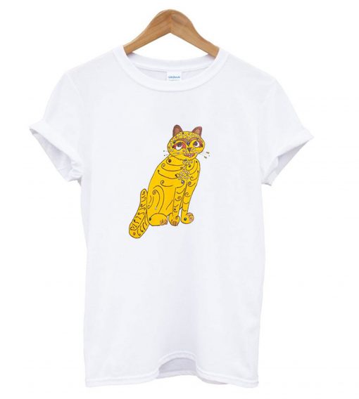 Abba Yellow Cat T Shirt KM