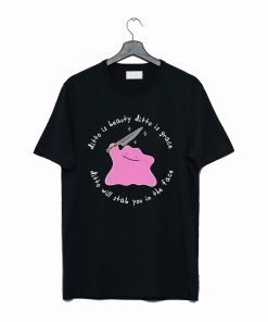 Ditto Holding Knife Pokemon T-Shirt KM