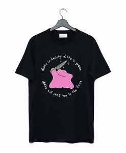 Ditto Holding Knife Pokemon T-Shirt KM