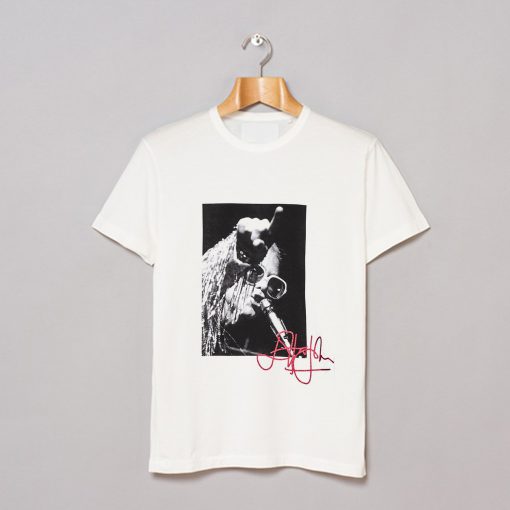 Elton John T Shirt White KM