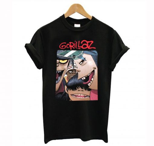 Gorillaz Faces T Shirt KM