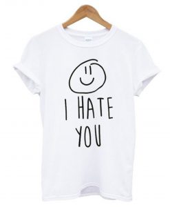 I Hate You Smiley T-Shirt KM