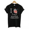 I love Being a massage therapist T Shirt KM