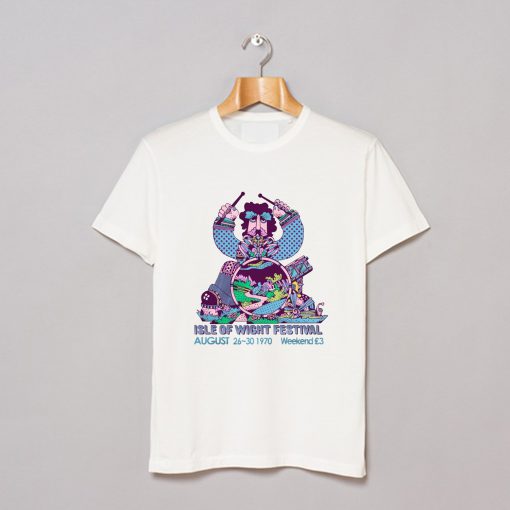 Isle Of Wight Music Festival Who Jefferson Airplane T Shirt KM