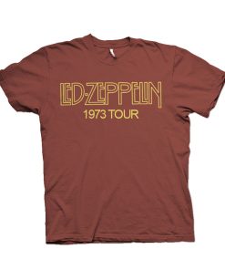 Led Zeppelin 1973 SHOWCO Crew North American Tour Staff T Shirt KM
