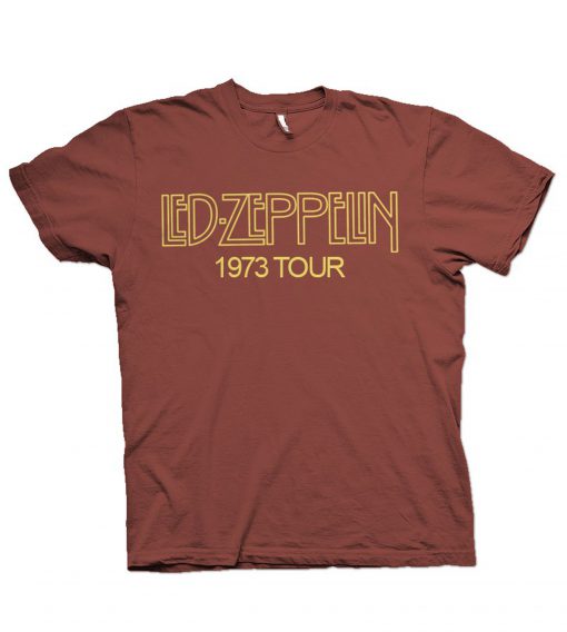 Led Zeppelin 1973 SHOWCO Crew North American Tour Staff T Shirt KM