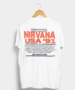Nirvana USA 91 T-Shirt Back KM