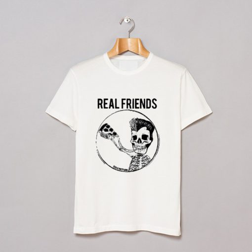 Real Friends Pizza Skeleton T-Shirt KM